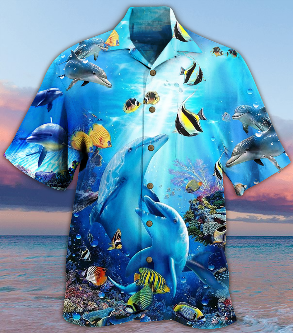 Dolphin Amazing Sea - Hawaiian Shirt - Owl Ohh - Owl Ohh