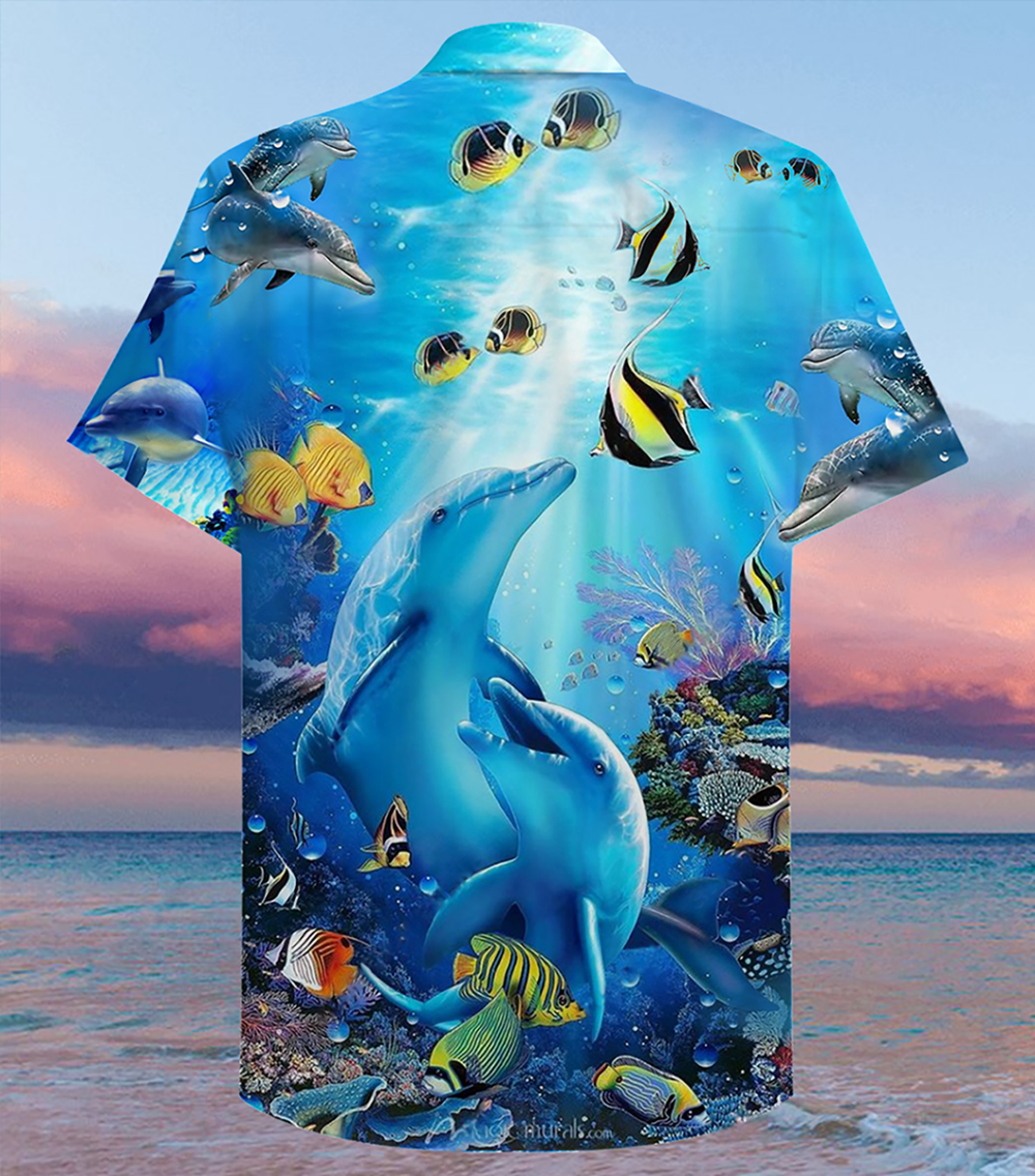 Dolphin Amazing Sea - Hawaiian Shirt - Owl Ohh - Owl Ohh