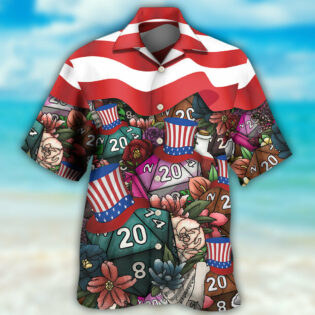 D20 Independence Day - Hawaiian Shirt - Owl Ohh - Owl Ohh