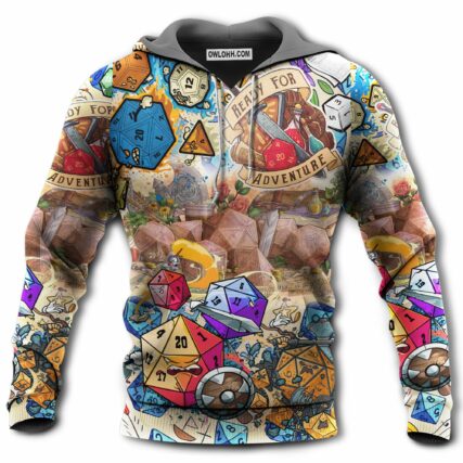 D20 Ready For Adventure - Hoodie - Owl Ohh - Owl Ohh