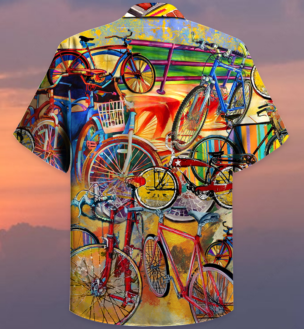 Bike All I Need Is A Bike - Hawaiian Shirt - Owl Ohh - Owl Ohh