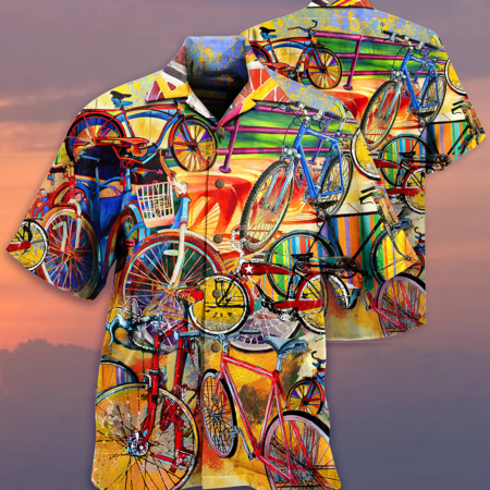 Bike All I Need Is A Bike - Hawaiian Shirt - Owl Ohh - Owl Ohh
