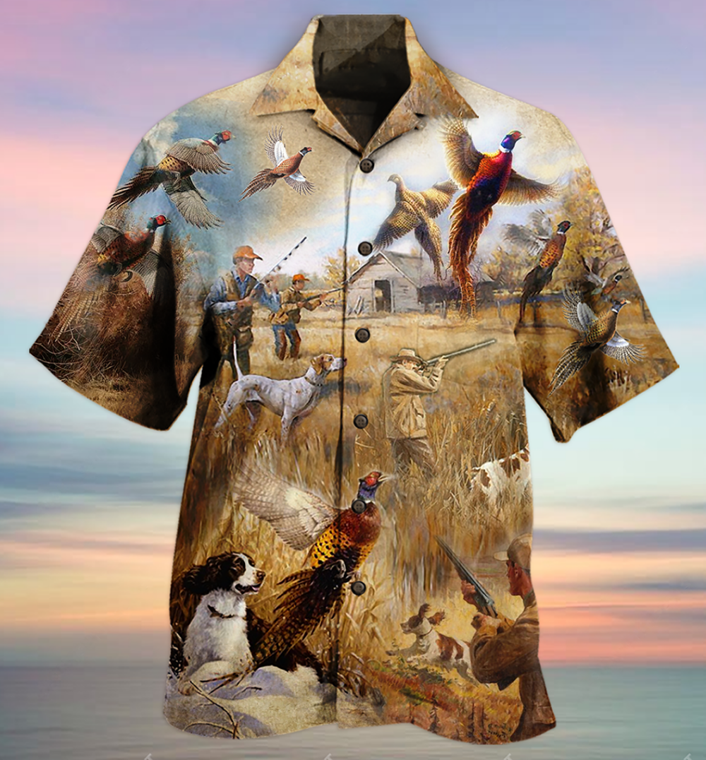 Hunting Pheasant Hunting I'm So Excited - Hawaiian Shirt - Owl Ohh - Owl Ohh