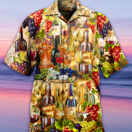 Wine I Don't Give A Sip - Hawaiian Shirt - Owl Ohh - Owl Ohh