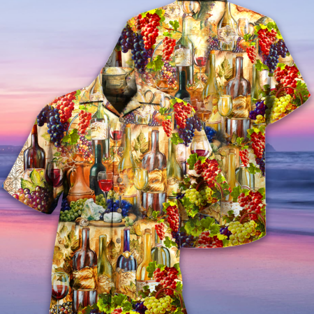 Wine I Don't Give A Sip - Hawaiian Shirt - Owl Ohh - Owl Ohh