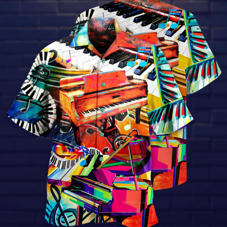Piano Music Where Words Fail Piano Speaks - Hawaiian Shirt - Owl Ohh - Owl Ohh