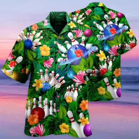 Bowling What Happens At Bowling - Hawaiian Shirt - Owl Ohh - Owl Ohh