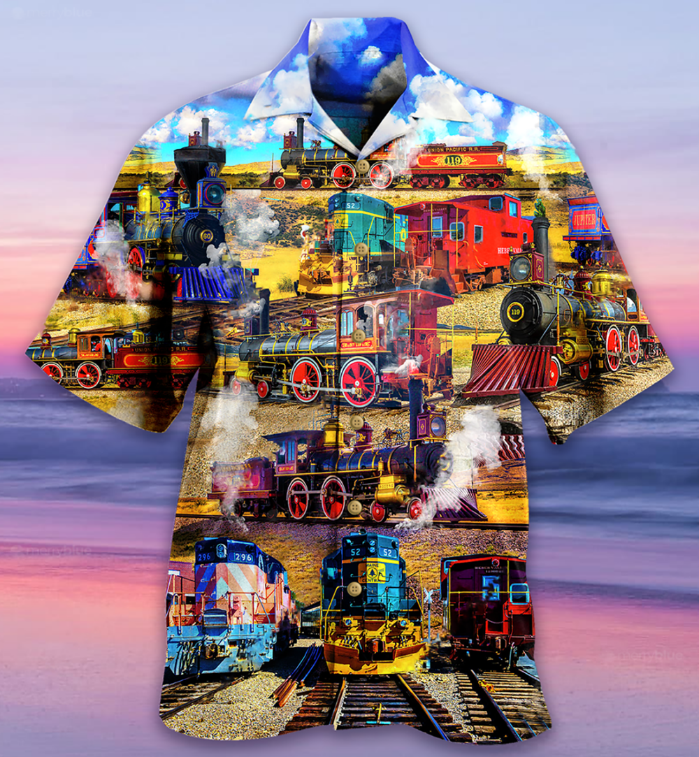 Train It's Better To Travel Well Than To Arrive - Hawaiian Shirt - Owl Ohh - Owl Ohh