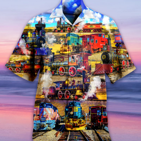 Train It's Better To Travel Well Than To Arrive - Hawaiian Shirt - Owl Ohh - Owl Ohh