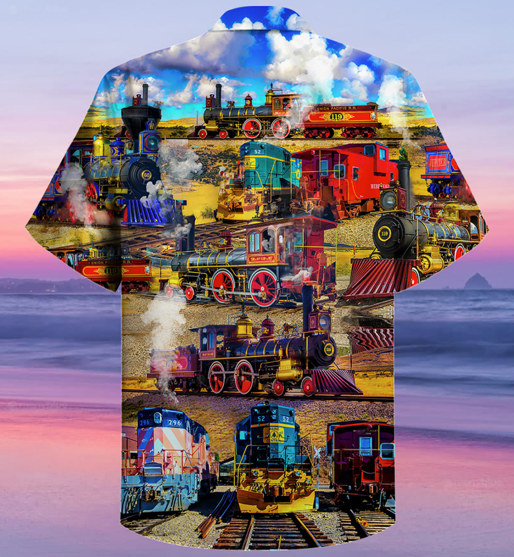 Train It's Better To Travel Well Than To Arrive - Hawaiian Shirt - Owl Ohh - Owl Ohh