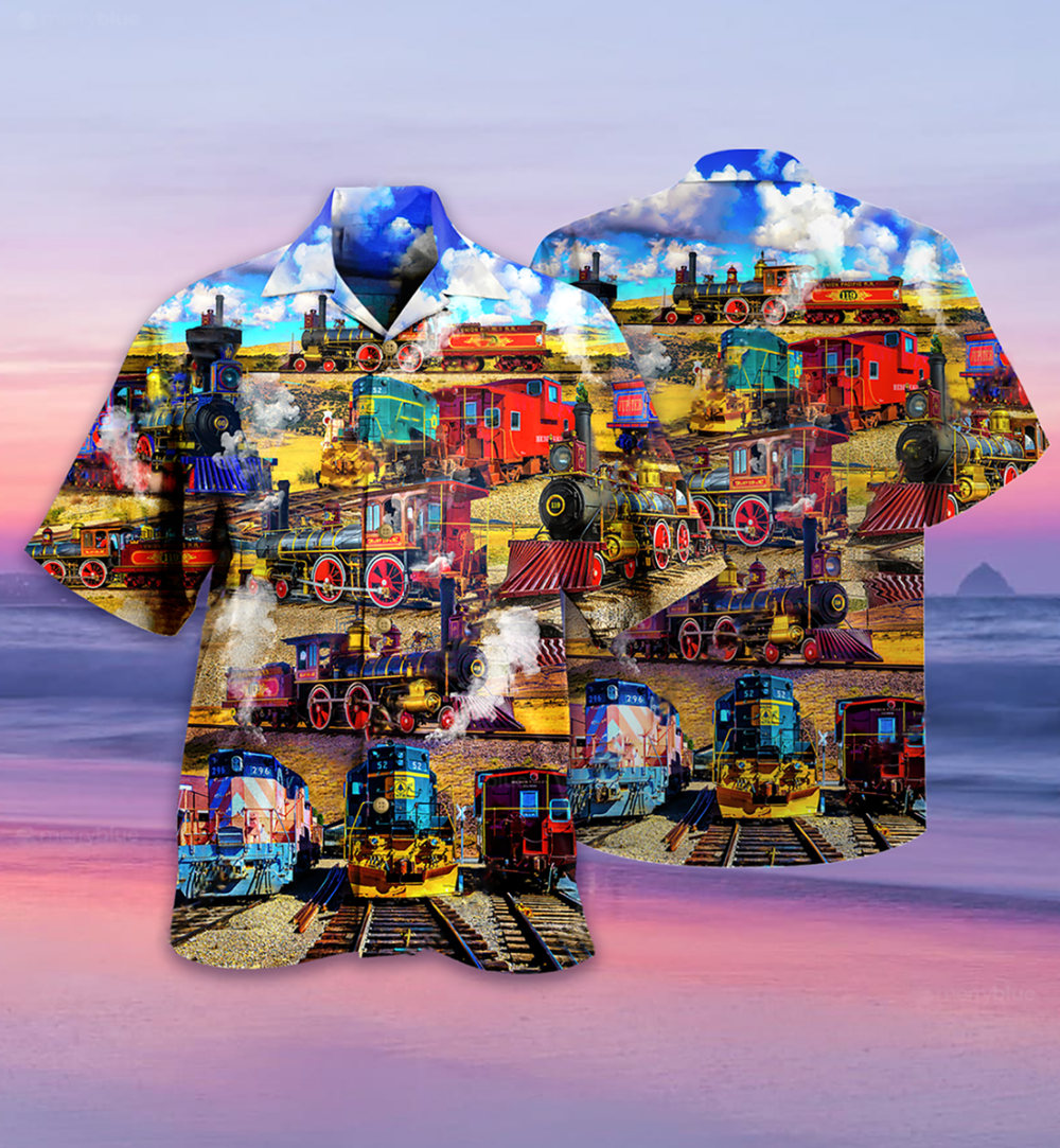 Train It's Better To Travel Well Than To Arrive - Hawaiian Shirt - Owl Ohh - Owl Ohh