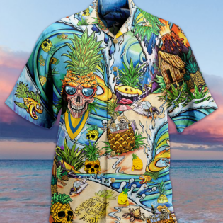 Skull Pineapple Fruit Amazing - Hawaiian Shirt - Owl Ohh - Owl Ohh