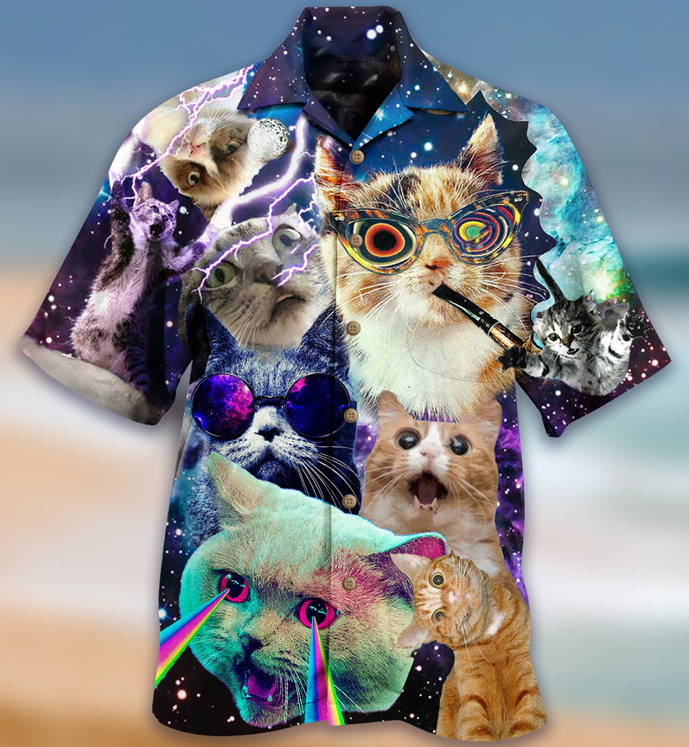 Cat The Battle Flying Cat - Hawaiian Shirt - Owl Ohh - Owl Ohh