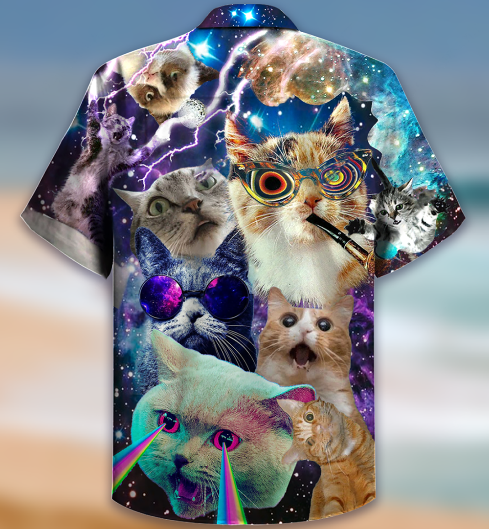 Cat The Battle Flying Cat - Hawaiian Shirt - Owl Ohh - Owl Ohh