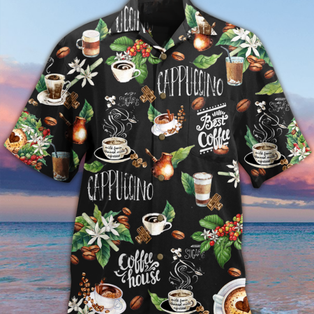 Coffee I Love Coffee Leaf - Hawaiian Shirt - Owl Ohh - Owl Ohh