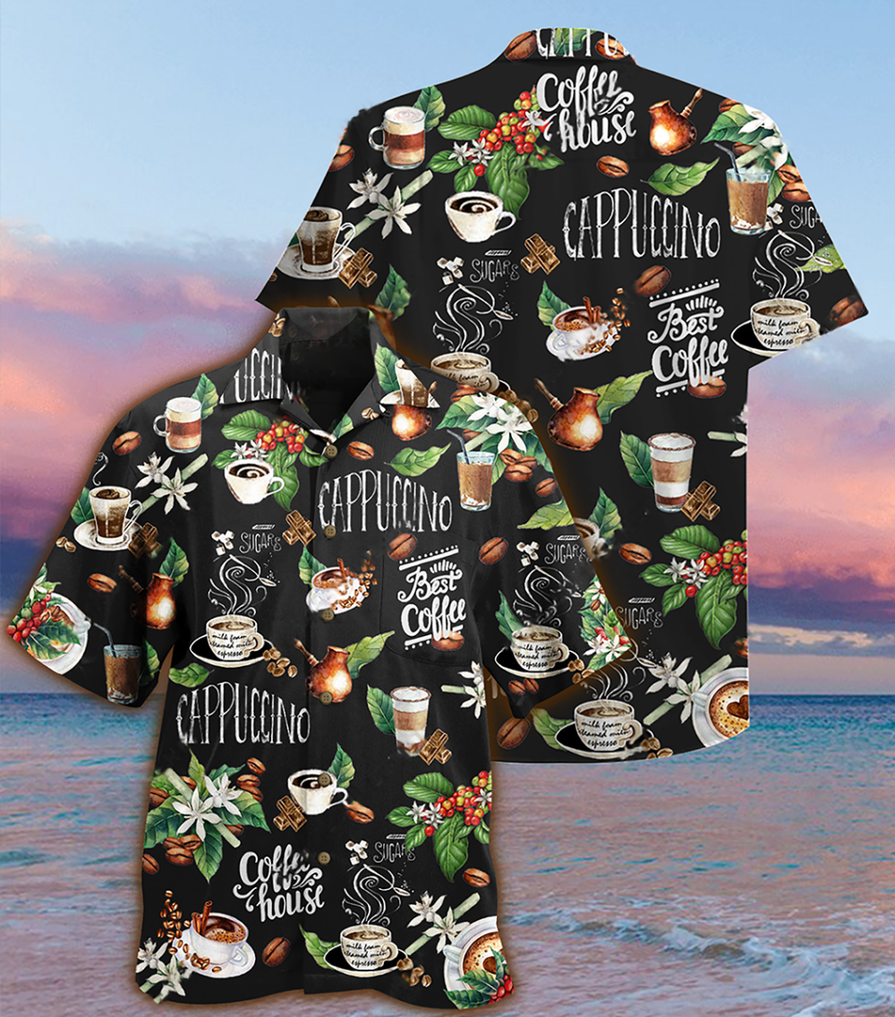 Coffee I Love Coffee Leaf - Hawaiian Shirt - Owl Ohh - Owl Ohh