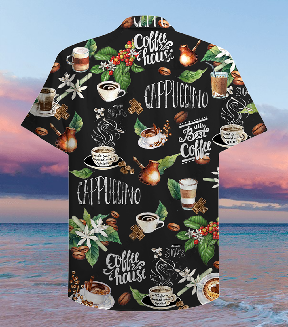 Coffee I Love Coffee Leaf - Hawaiian Shirt - Owl Ohh - Owl Ohh