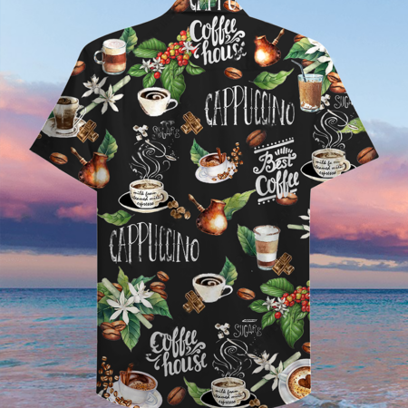 Coffee I Love Coffee Leaf - Hawaiian Shirt - Owl Ohh - Owl Ohh