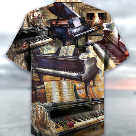 Piano Music Once A Pianist Always A Pianist - Hawaiian Shirt - Owl Ohh - Owl Ohh