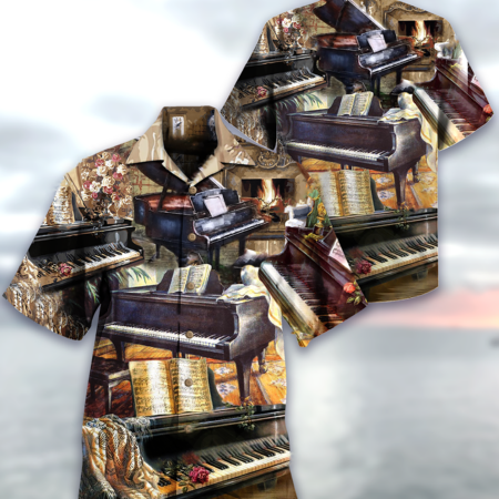 Piano Music Once A Pianist Always A Pianist - Hawaiian Shirt - Owl Ohh - Owl Ohh