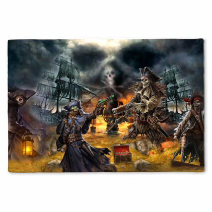 Skull Hunting Treasure Journey - Doormat - Owl Ohh - Owl Ohh