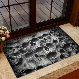 Skull No Fear No Pain - Doormat - Owl Ohh - Owl Ohh