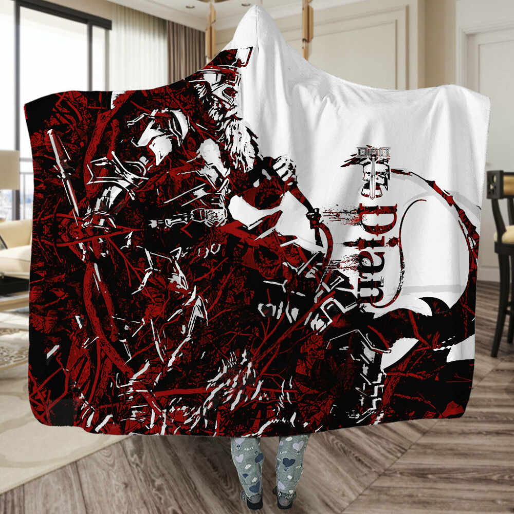 Viking Dain II Ironfoot Legend Red And White Cool Style - Hoodie Blanket - Owl Ohh - Owl Ohh
