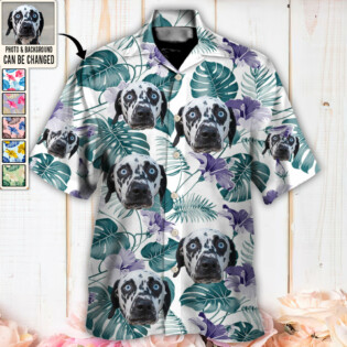 Dog Lucky You Want Tropical Custom Photo - Hawaiian Shirt - Personalized Photo Gifts-Owl Ohh