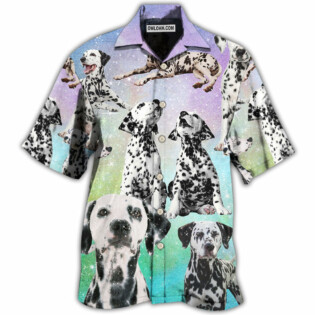 Dalmatian Dog Galaxy Lovely Style - Hawaiian Shirt - Owl Ohh - Owl Ohh