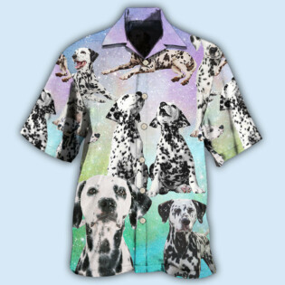 Dalmatian Dog Galaxy Lovely Style - Hawaiian Shirt - Owl Ohh - Owl Ohh