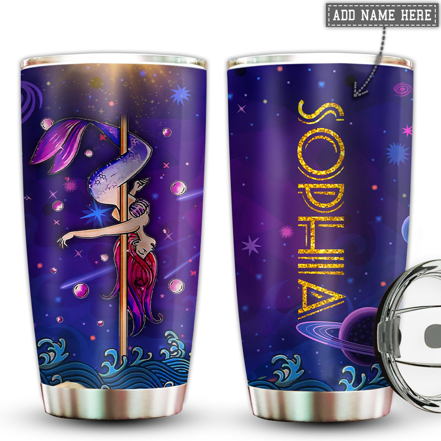 Pole Dance In My Heart Personalized - Tumbler - Owl Ohh - Owl Ohh