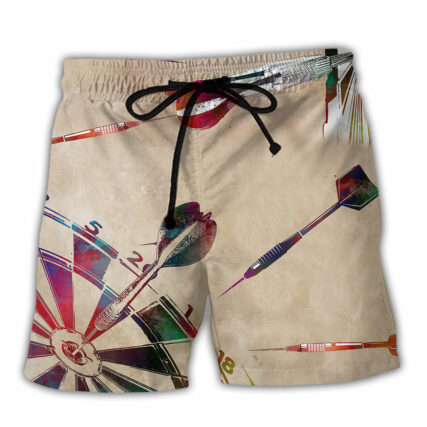 Darts Is Life Vintage - Beach Short - Owl Ohh - Owl Ohh