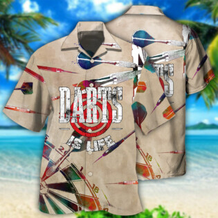 Darts Is Life Vintage - Hawaiian Shirt - Owl Ohh - Owl Ohh