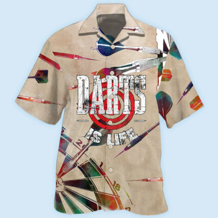 Darts Is Life Vintage - Hawaiian Shirt - Owl Ohh - Owl Ohh
