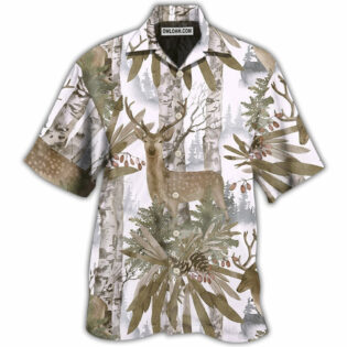 Deer Forest Art Style - Hawaiian Shirt - Owl Ohh - Owl Ohh
