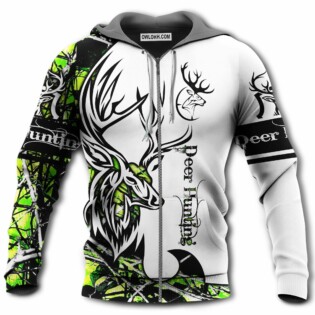 Deer Hunting Green Hunter - Hoodie - Owl Ohh - Owl Ohh