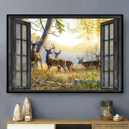 Deer Look At You - Horizontal Poster - Owl Ohh - Owl Ohh