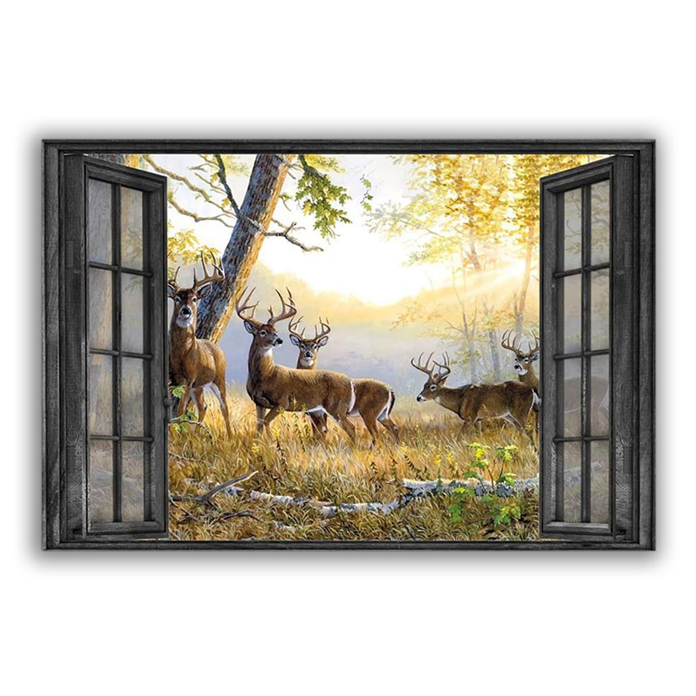 Deer Look At You - Horizontal Poster - Owl Ohh - Owl Ohh