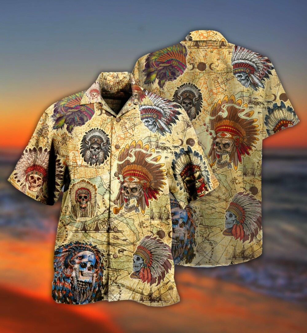 Native American Definitely Cool - Hawaiian Shirt - Owl Ohh - Owl Ohh