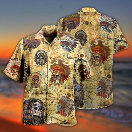 Native American Definitely Cool - Hawaiian Shirt - Owl Ohh - Owl Ohh