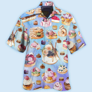 Food Dessert Purple Lovely Love Food - Hawaiian Shirt - Owl Ohh - Owl Ohh