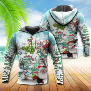 Dinosaur Christmas Have A Roarsome - Hoodie - Owl Ohh - Owl Ohh