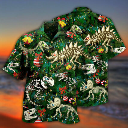 Dinosaur Dear Santa I Am A Dinosaur Christmas - Hawaiian Shirt - Owl Ohh - Owl Ohh