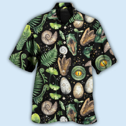 Dinosaur Amazing Pieces - Hawaiian Shirt - Owl Ohh - Owl Ohh