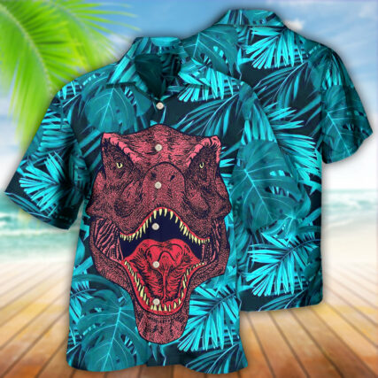 Dinosaur Love Animals - Hawaiian Shirt - Owl Ohh - Owl Ohh