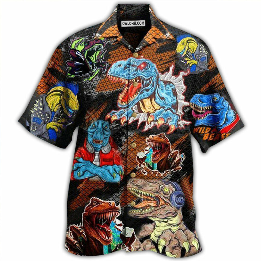 Dinosaur Roar Means I Love You - Hawaiian Shirt - Owl Ohh - Owl Ohh