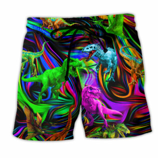 Dinosaur World Summer Style - Beach Short - Owl Ohh - Owl Ohh