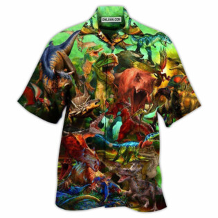 Dinosaur If History Repeats Itself Dinosaurs Will Survive - Hawaiian Shirt - Owl Ohh - Owl Ohh