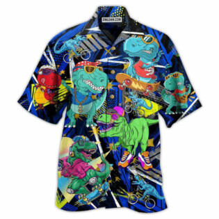 Dinosaur Let The World Hear You - Hawaiian Shirt - Owl Ohh - Owl Ohh