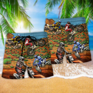 Dirt Bike Cool Life - Beach Short - Owl Ohh - Owl Ohh